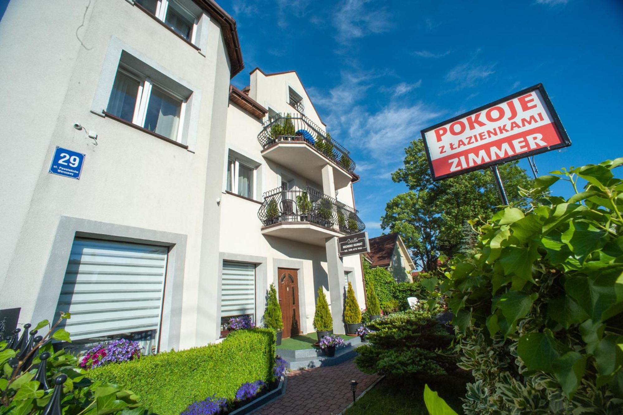 Willa Morski Klimat Łeba Exterior foto