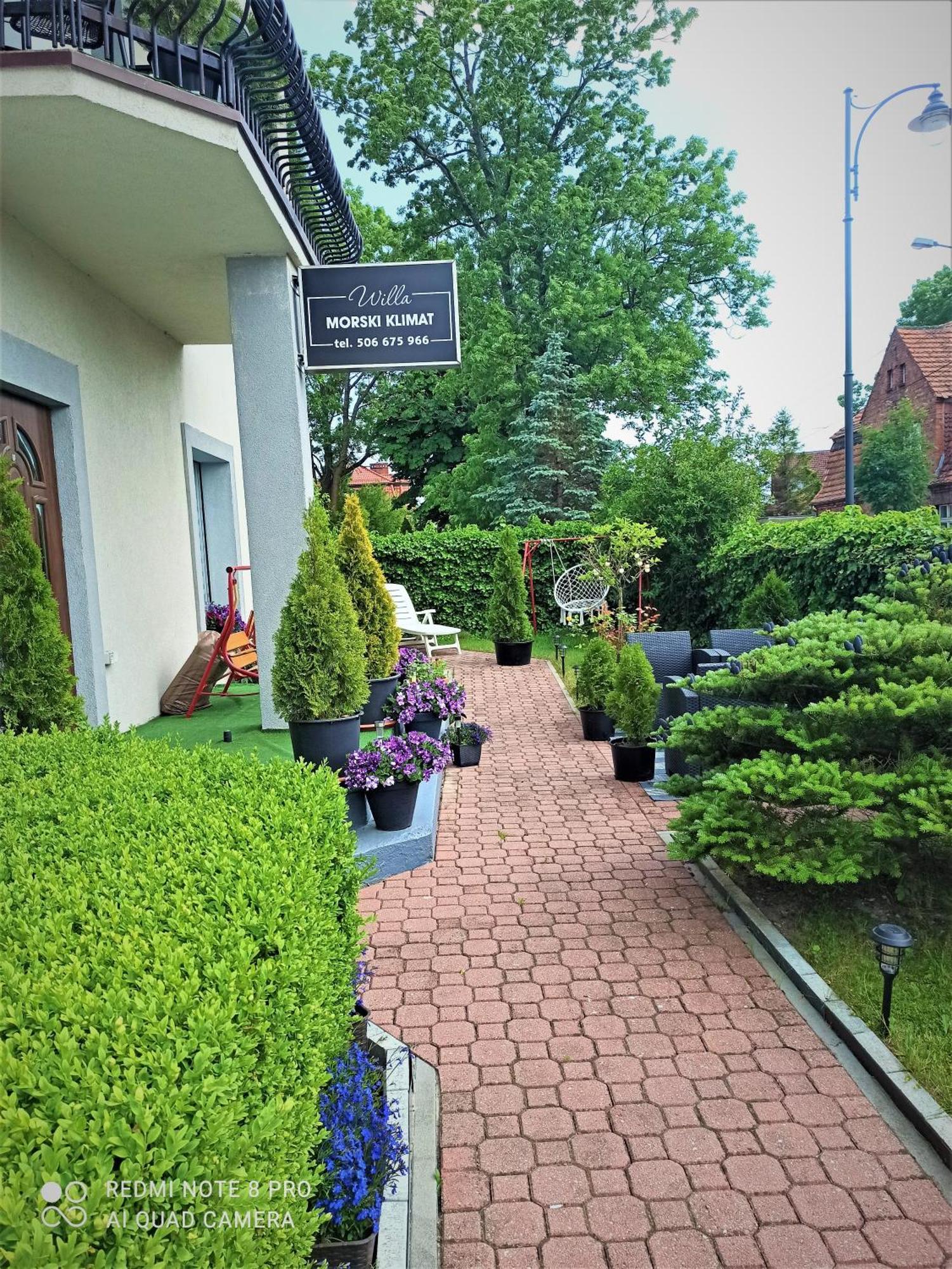 Willa Morski Klimat Łeba Exterior foto