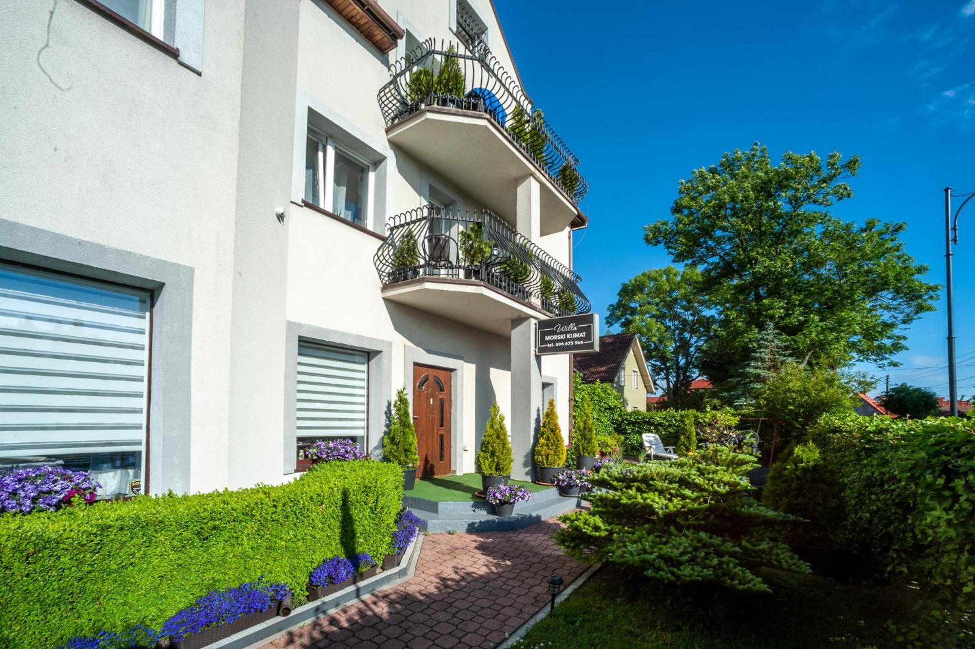Willa Morski Klimat Łeba Exterior foto